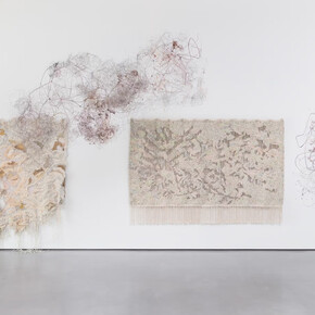 Igshaan Adams, Weerhoud, The Hepworth Wakefield, exhibition view, 22nd June – 3rd November 2024. © Igshaan Adams. Courtesy the artist, Thomas Dane Gallery, Casey Kaplan and blank projects