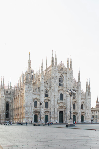 Duomo di Milano, Milan Cathedral, Gothic architecture landmark in Milan, Italy