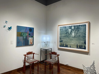 Various artists, ew works | Old friends, exhibition view. Courtesy of Momentum Gallery