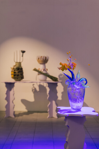 Tomáš Žemla, Off the beaten track, exhibition view. Courtesy of the Chemistry Gallery. Photo by Petr Kopal