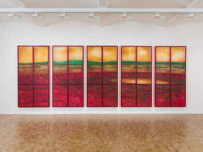 KV Duong, Where wound becomes water, exhibition view. Courtesy of Pippy Houldsworth Gallery