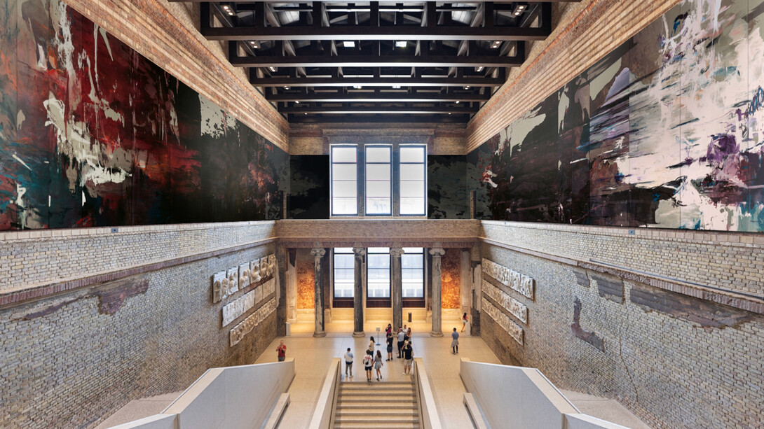 Michael Müller, Dioscuri. The given day, exhibition view. Courtesy of Neues Museum