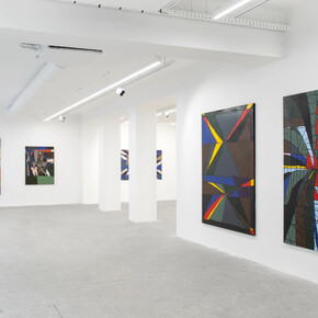 Matias Agafonovas, Comet fields in a matchbox, exhibition view. Courtesy of the Kamel Mennour Gallery