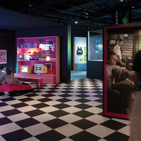 Um längen voraus, ausstellungsansicht. Mit freundlicher genehmigung des Olympischen Museums