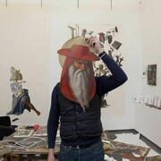 Michael Landy as St Jerome, 2012, © Michael Landy, courtesy of the Thomas Dane Gallery, London, Photo: The National Gallery, London