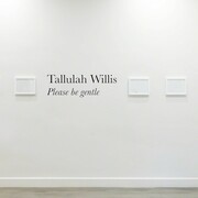 Tallulah Willis. Please be gentle, exhibition view. Courtesy of Eric Buterbaugh Gallery