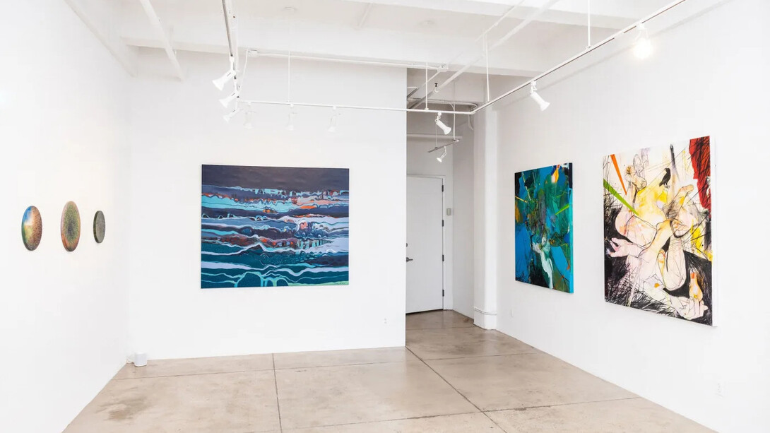 Various artists, Echoes and edges, exhibition view. Courtesy of Montague Contemporary