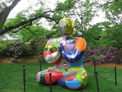 Sculpture Budha par Niki de Saint Phalle en Israël