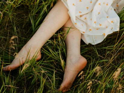 Stillness begins at the roots, in the simplest act of feeling the ground