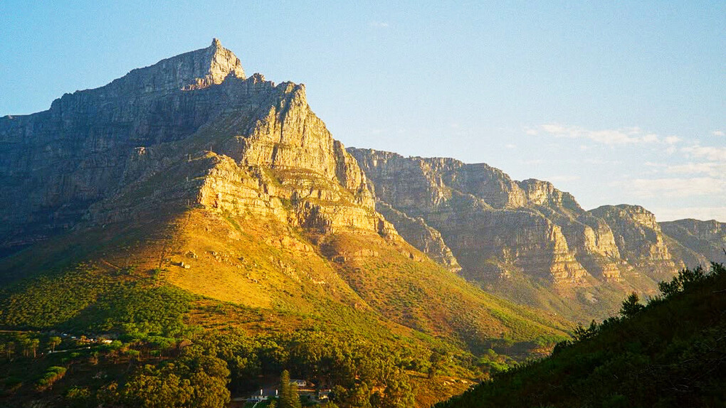 Table Mountain from near Lion’s Head, Cape Town, photographed by Jade Stephens