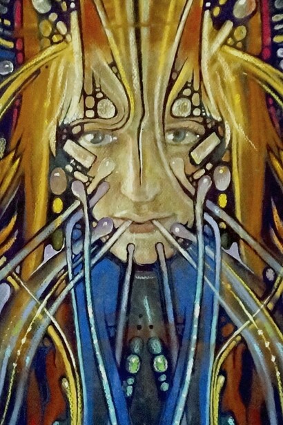 "Así como el fuego quema las espinas, el amor a la humanidad irrita a los crueles", Chebotareva-Gelovani Alexandra, 2015