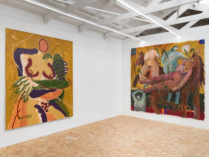 Iryna Maksymova, Silueta, exhibition view. Courtesy of Verduyn Gallery