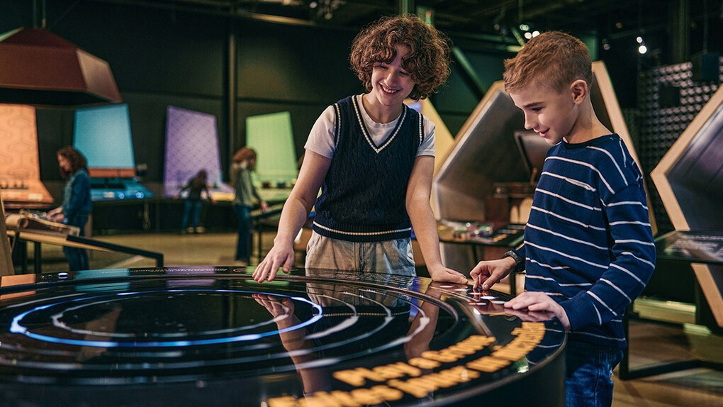 Concevoir le son, vue d’exposition. Avec l’aimable autorisation d’Ingenium. Musée des sciences et de la technologie du Canada