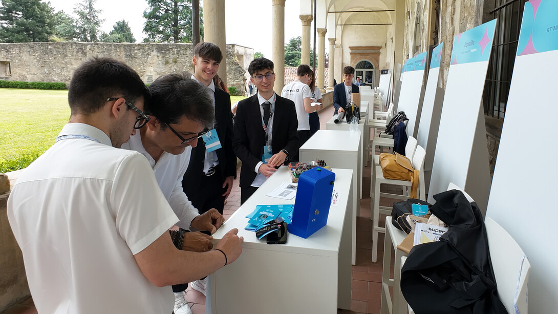 Il progetto Ally alla Maker Faire, edizione passata, vista della mostra. Per gentile concessione di Maker Faire