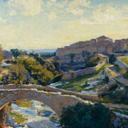 Wilfrid Gabriel de Glehn, Tourettes-sur-Loup, 1923, oil on canvas