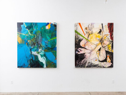Various artists, Echoes and edges, exhibition view. Courtesy of Montague Contemporary