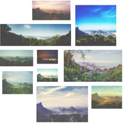 Felipe Cama. Vista da Baia do Rio (Vista Chinesa). 2010-2015. Print on methacrylate and print on cotton paper