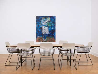 OBastardo, Rhythm and skin, exhibition view. Courtesy of Galerie Kornfeld