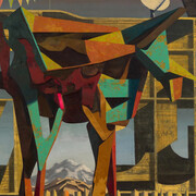 Daniel Dove, Bombay beach 1 (detail), 2025. Courtesy of Philip Martin Gallery