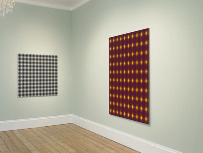 Peter Schuyff, A great sufficiency, exhibition view. Courtesy of Massimo De Carlo Gallery