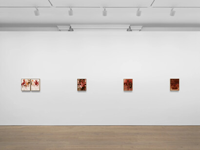 Lisa Brice, Keep your powder dry, exhibition view. Courtesy of Sadie Coles HQ