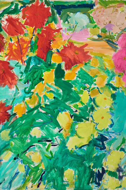 Baragona, Blooming cadences garden 1 (detail), 2025. Courtesy of Bowery Gallery