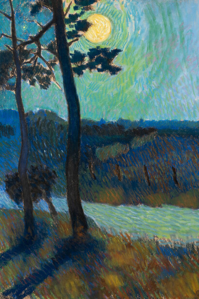 Philippe Smit, Clair de lune, Maartensdijk (détail), 1916. Avec l'aimable autorisation du musée d'Orsay