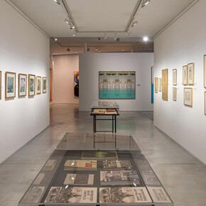 Adolf Hoffmeister, Cartoons. Illustrations. Collages, exhibition view. Courtesy of Danubiana