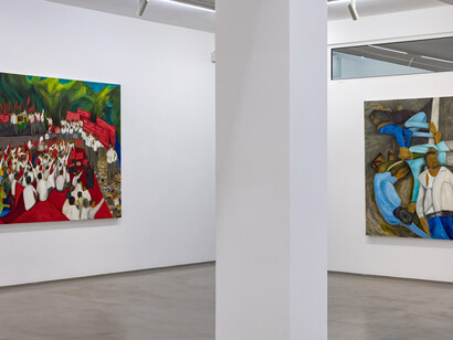 Aban Raza, Nothing human is alien to me, exhibition view. Courtesy of Galerie Mirchandani + Steinruecke