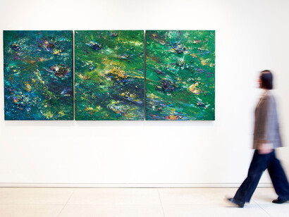 Cristina Babiloni, Ecos de vida, exhibition view. Courtesy of Opera Gallery