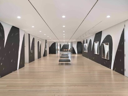 Christine Sun Kim, All day all night, exhibition view. Courtesy of Whitney Museum of American Art