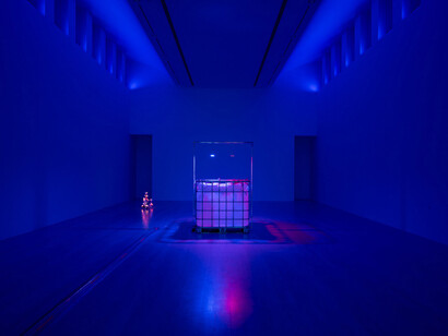 Trevor Yeung, Underwater haze, ausstellungsansicht. Mit freundlicher genehmigung der Kestner Gesellschaft