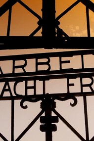 Portões do campo de concentração de Dachau, Alemanha