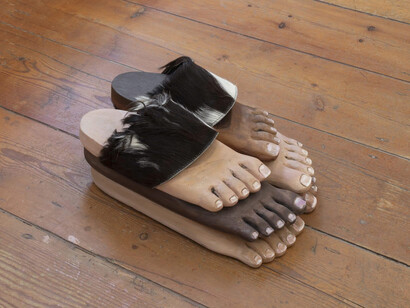 Mella Jaarsma and Wedhar Riyadi, Rakit, exhibition view. Courtesy of Beige Gallery