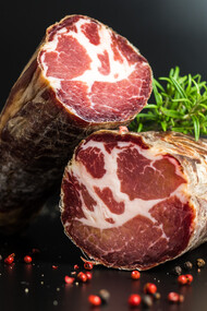 Tony Soprano comfort food is "capocollo" or, as  said, "gabagool" 