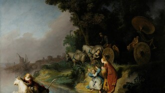 Rembrandt (1606-1669) «El rapto de Europa». 1632, óleo sobre madera de roble. Getty Center, barrio Brentwood, Los Ángeles, California, EE.UU.