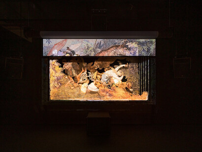 Ho Tzu Nyen, Time and the tiger, ausstellungsansicht. Mit freundlicher genehmigung der Hamburger Kunsthalle