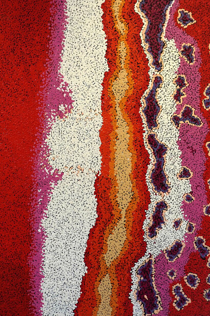 Venetta Yanawana, Nyangumarta warran 1 (detail), 2025. Courtesy of Art Collective WA