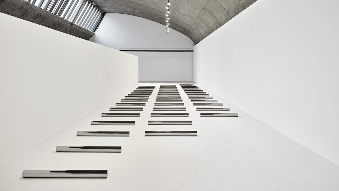 Walter De Maria, The singular experience, exhibition view. Courtesy of Gagosian