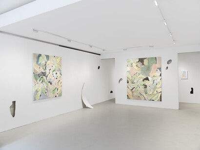 Manoela Medeiros, Tropical still life, exhibition view. Courtesy of Palo Gallery