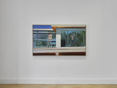 Eric Fischl, Couples, exhibition view. Courtesy of Skarstedt Gallery