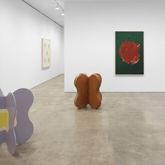 Paul Feeley, The shape of things, exhibition view. Courtesy of Garth Greenan Gallery