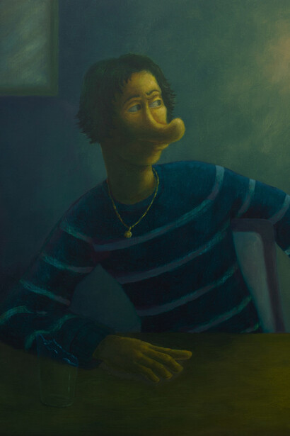Nicasio Fernandez, Calling, 2025. Courtesy of Berggruen Gallery