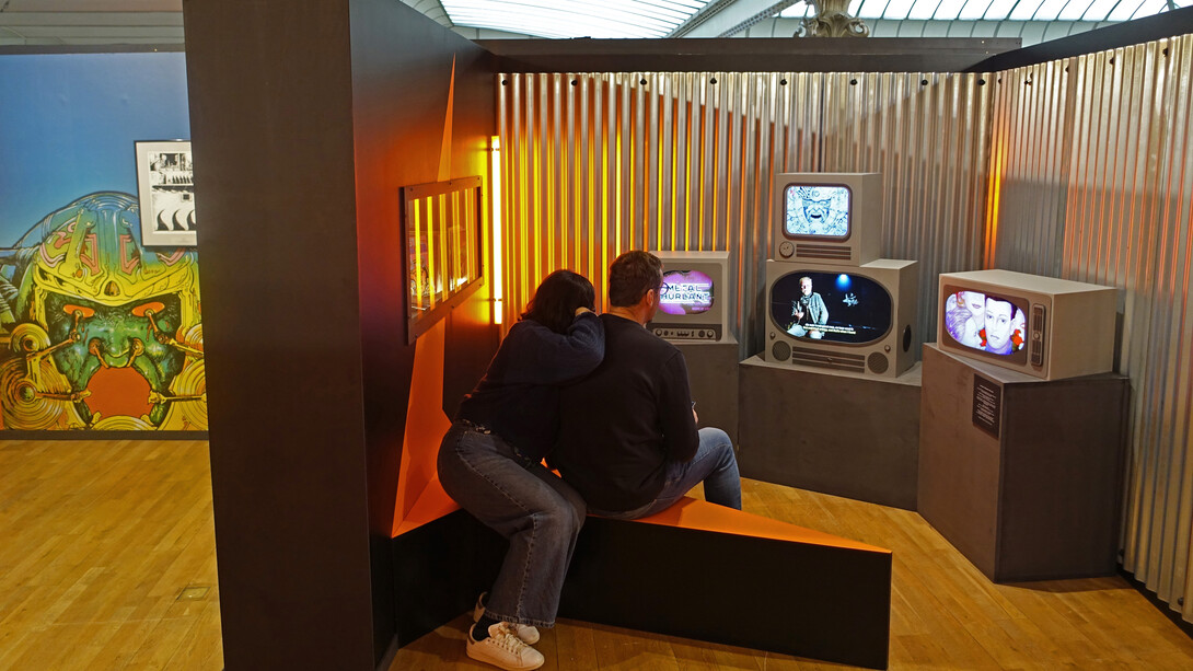 Métal Hurlant, exhibition view. Courtesy of Comics Art Museum