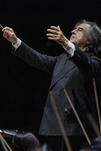 Retrato de Riccardo Muti. Per gentile concessione di Riccardo Muti