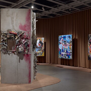 Grace Rosario Perkins, Circles, spokes, zigzags, rivers, exhibition view. Courtesy of Whitney Museum