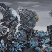 Lkhagvadorj Enkhbat, Supermarket, 2014. Avec l'aimable autorisation du Musée Rietberg