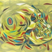 Tim Biskup, Doom Loop #24, 2012 acrylic on paper 31x41cm Courtesy Antonio Colombo Gallery