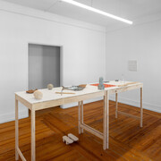 Elizabeth Atterbury, Language-like, exhibition view. Courtesy of Document Gallery