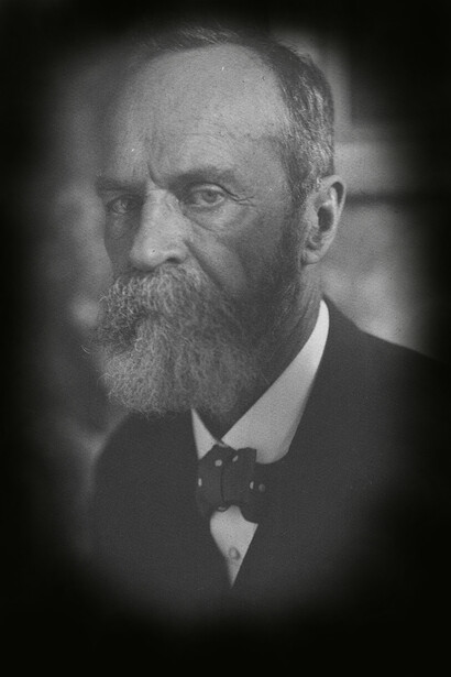 William James (1842-1910), US-Amerikanischer Psychologe und Philosoph. Aufnahme um 1907